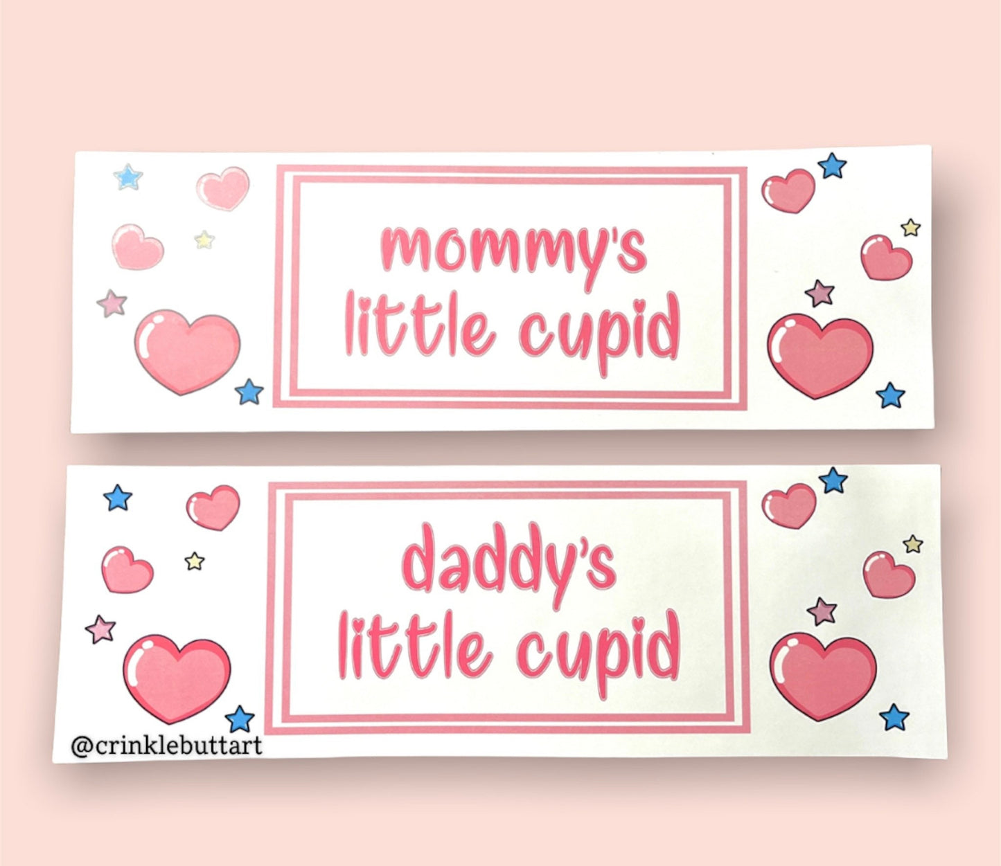 ABDL Diaper Tape “Mommy’s *OR* Daddy’s Little Cupid”