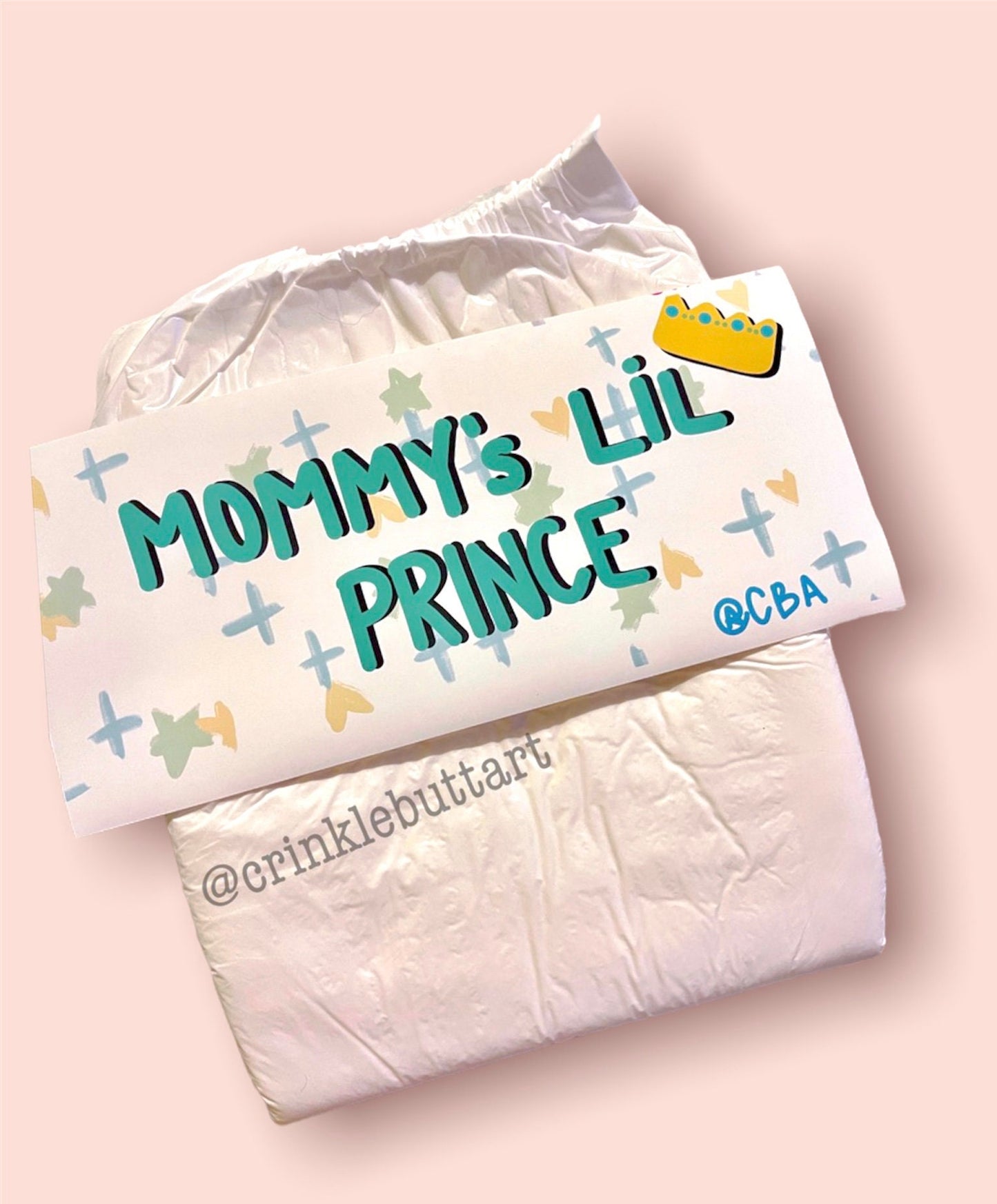 Lil Prince or Princess Diaper Tape