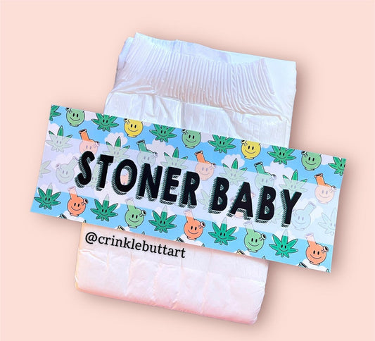 ABDL Clear Premium Diaper Tapes “Stoner Baby”