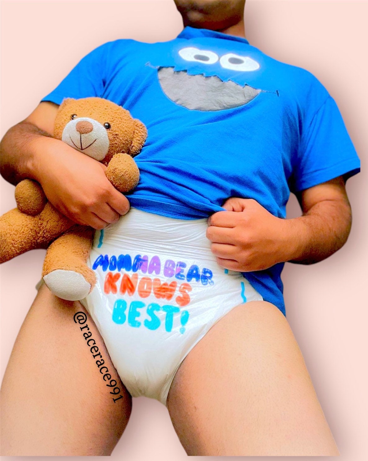 ABDL Adult Baby Diaper, “Mommy Knows Best”