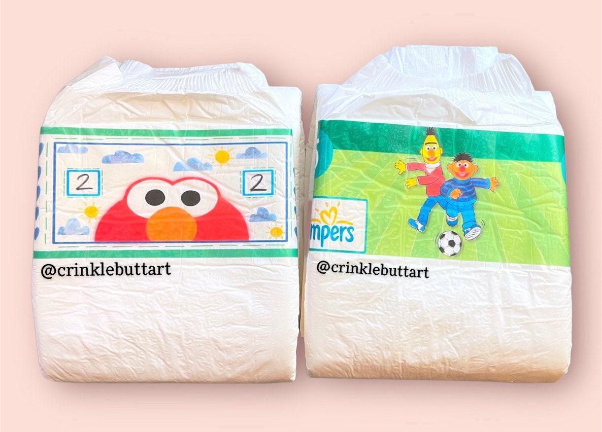 ABDL *CLEAR* Premium Diaper Tapes "Classic Buddies” Bundle of 4