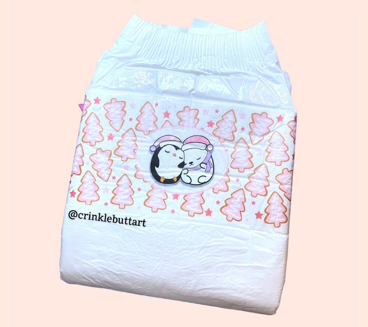 ABDL Christmas Premium Diaper Tapes “Christmas Cookie Cuddles”