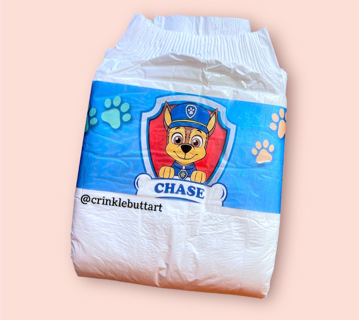 ABDL *CLEAR* Premium Diaper Tapes "P Patrol Friends"