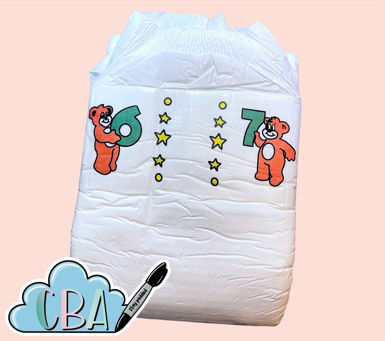 Abdl Clear Premium Diaper Tapes “80s Diaper Tapes” Cba