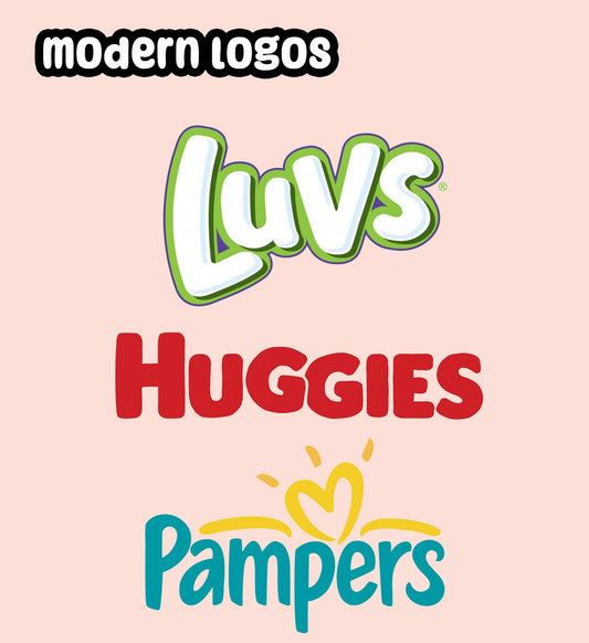 ABDL Diaper Tape “Diaper Logos”
