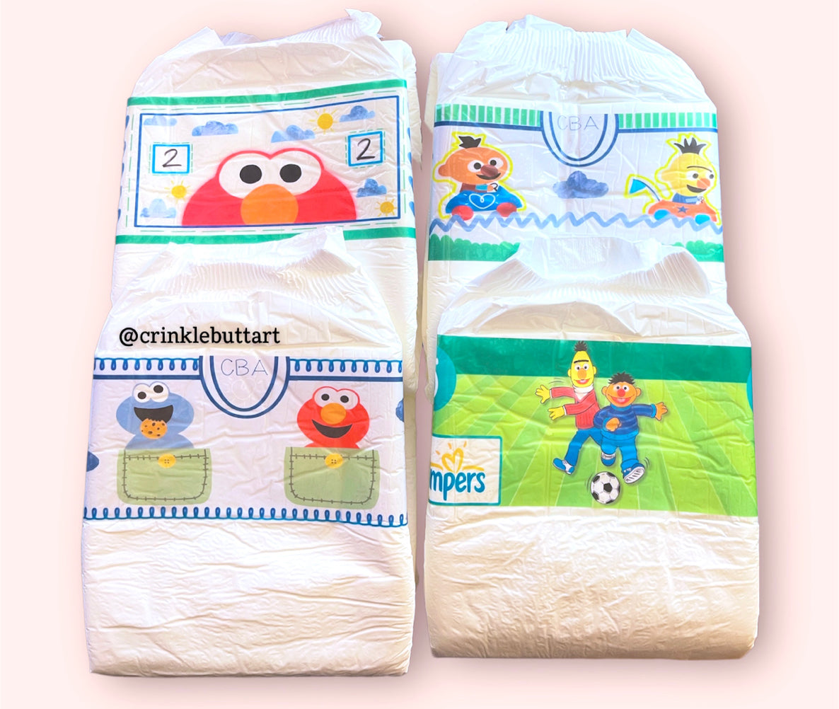ABDL Set of Classic Buddies x4 Premium Diaper Tape