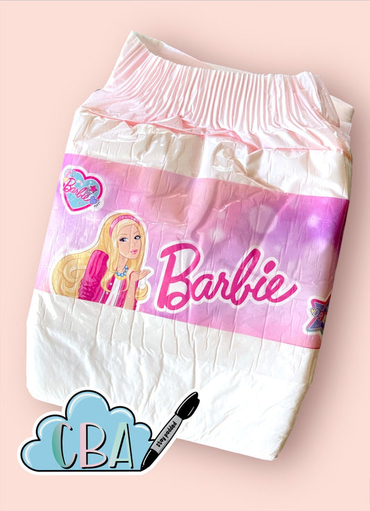 ABDL Diaper Tape “Barbie”