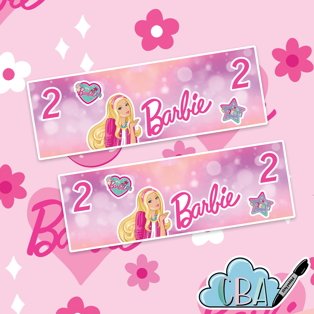 ABDL Diaper Tape “Barbie”