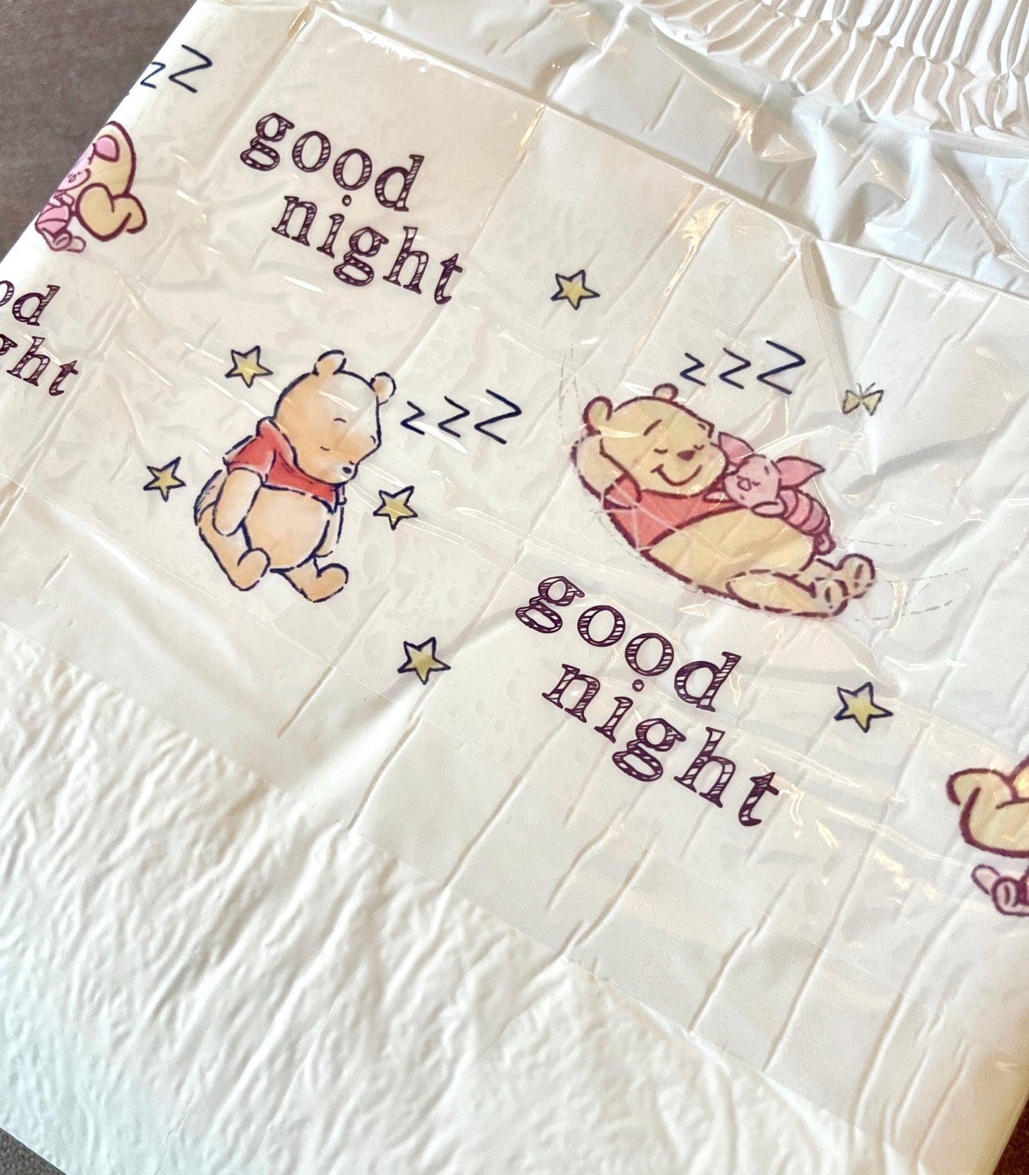 ABDL Clear Premium Diaper Tapes “Sleeping Pooh”