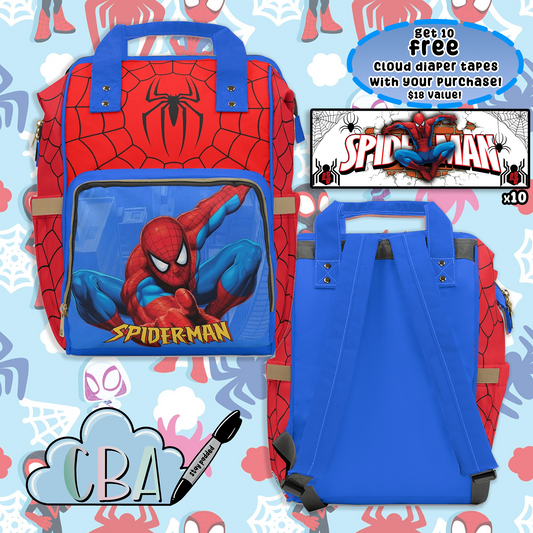 ABDL Spiderman Diaper Bag Backpack