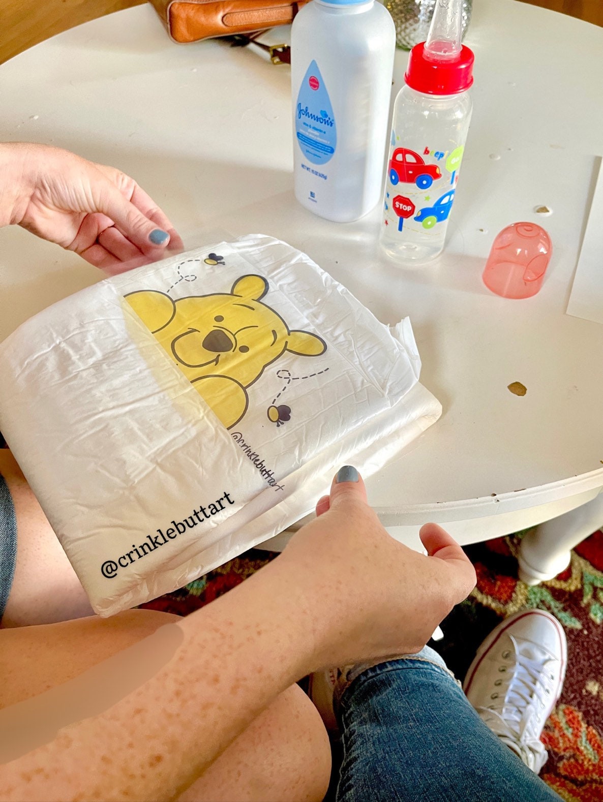 ABDL Diaper Tape "Pooh Bear"