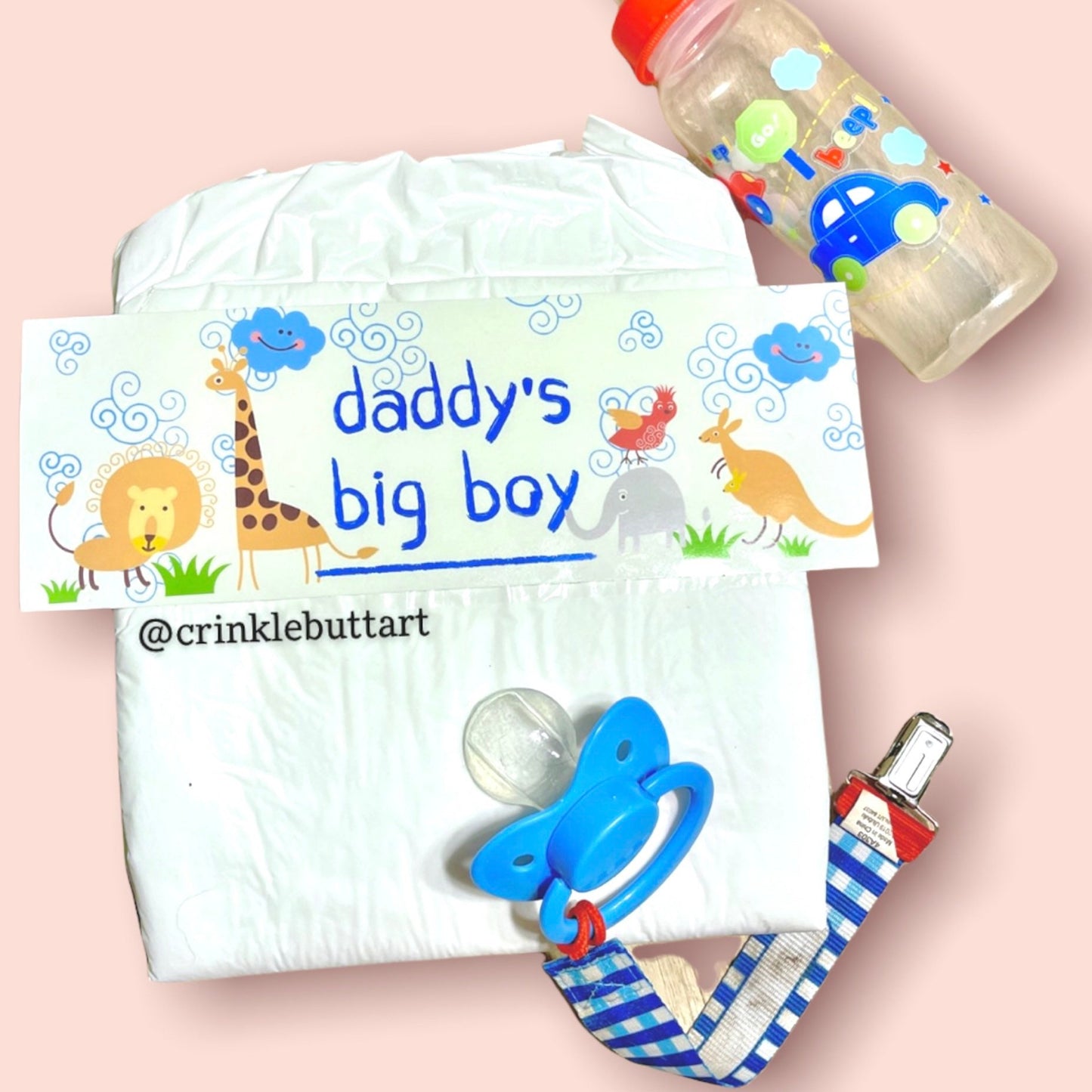 ABDL Diaper Tape “Mommy’s *OR* Daddy’s Big Boy OR Girl”