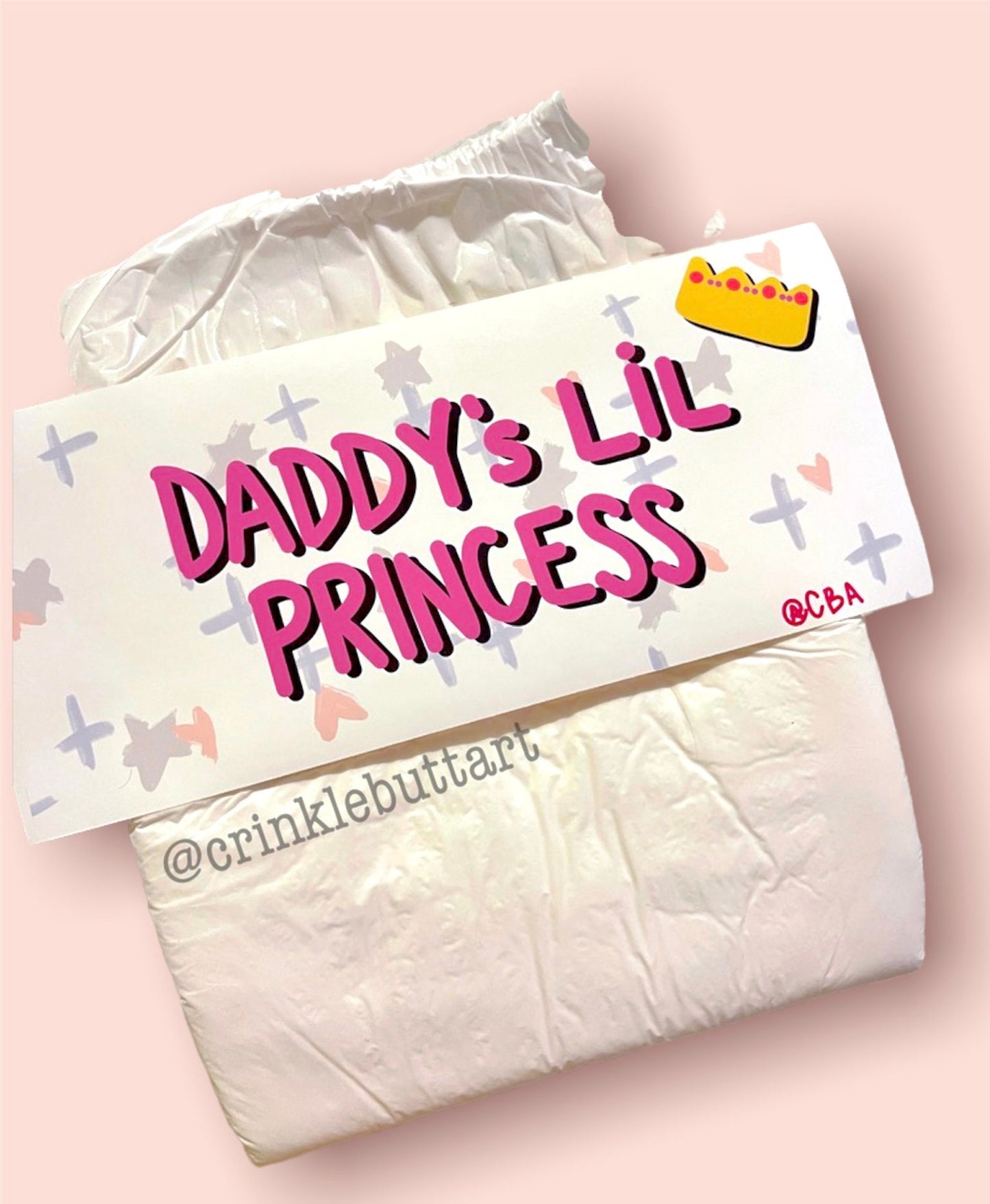 Lil Prince or Princess Diaper Tape