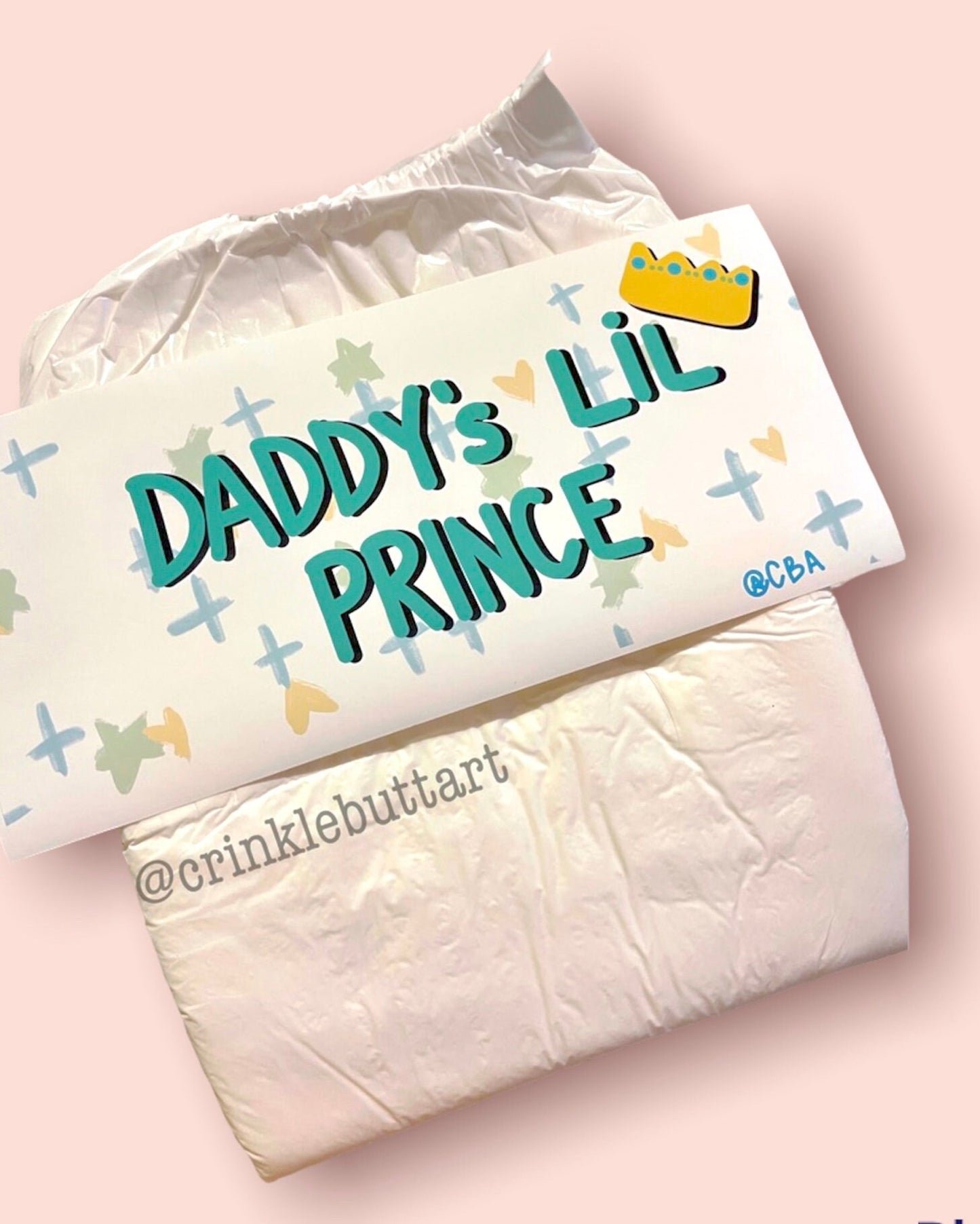 Lil Prince or Princess Diaper Tape