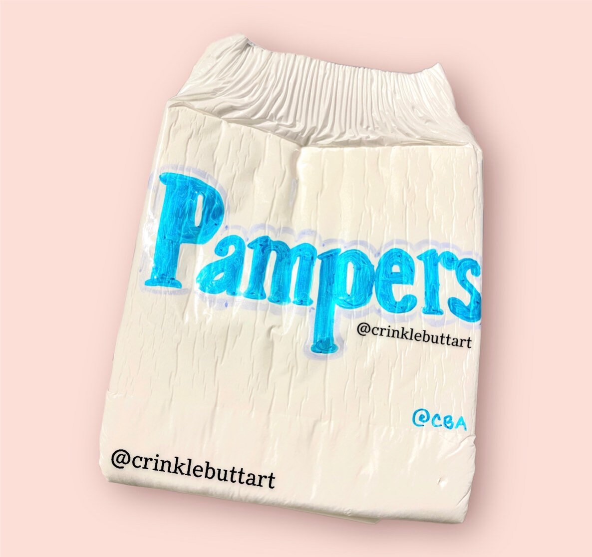 Vintage Pampers Logo Diaper