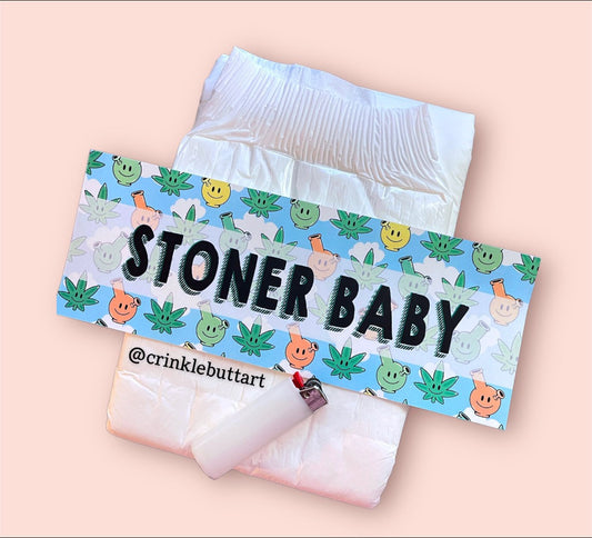 ABDL Clear Premium Diaper Tapes “Stoner Baby”