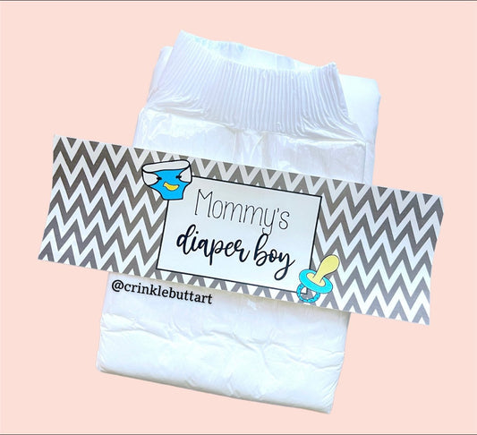 ABDL Diaper Tape “Mommy OR Daddy’s Diaper Boy”