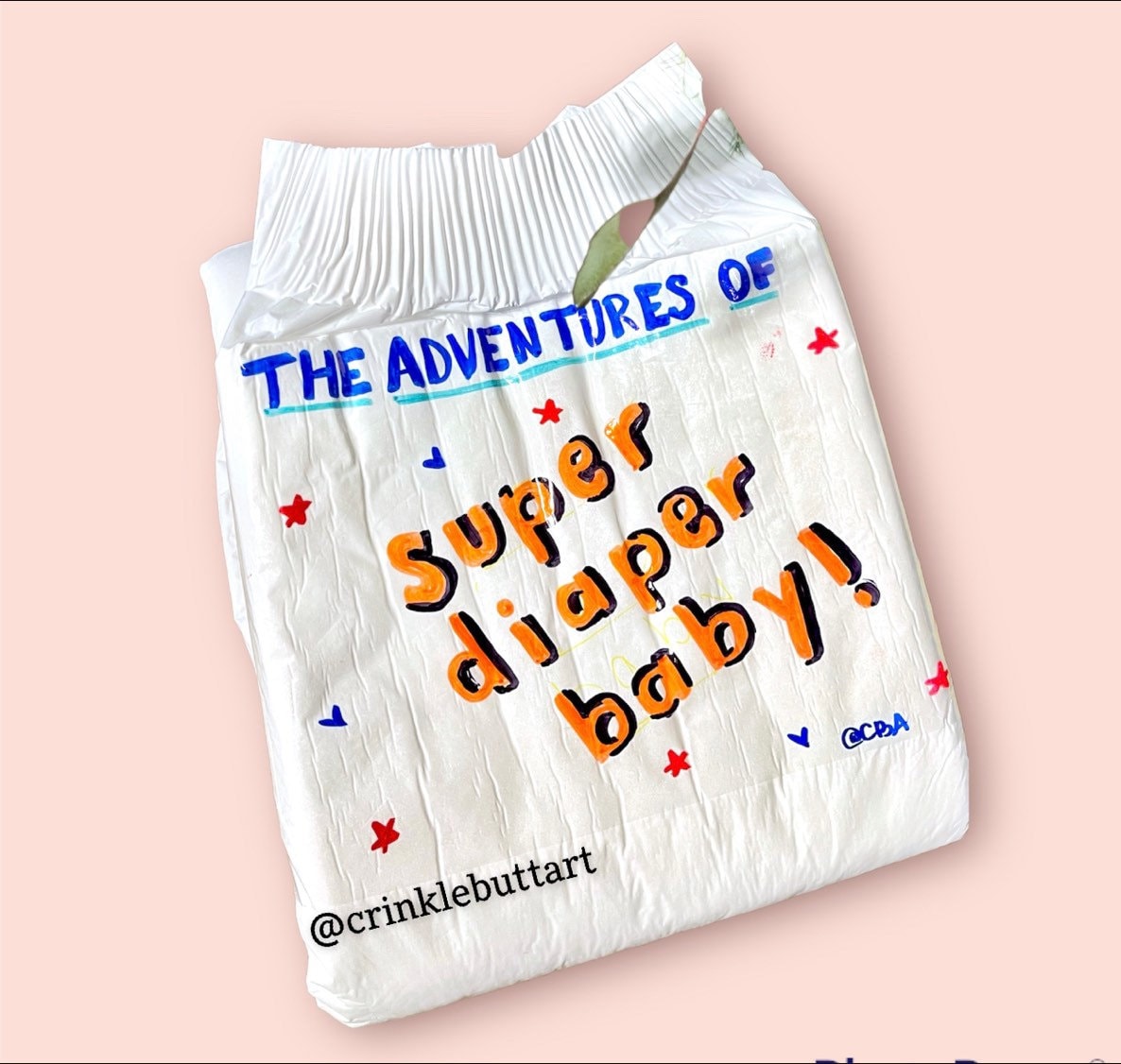 ABDL Adult Baby Diaper, “The Adventures of Diaper Baby”