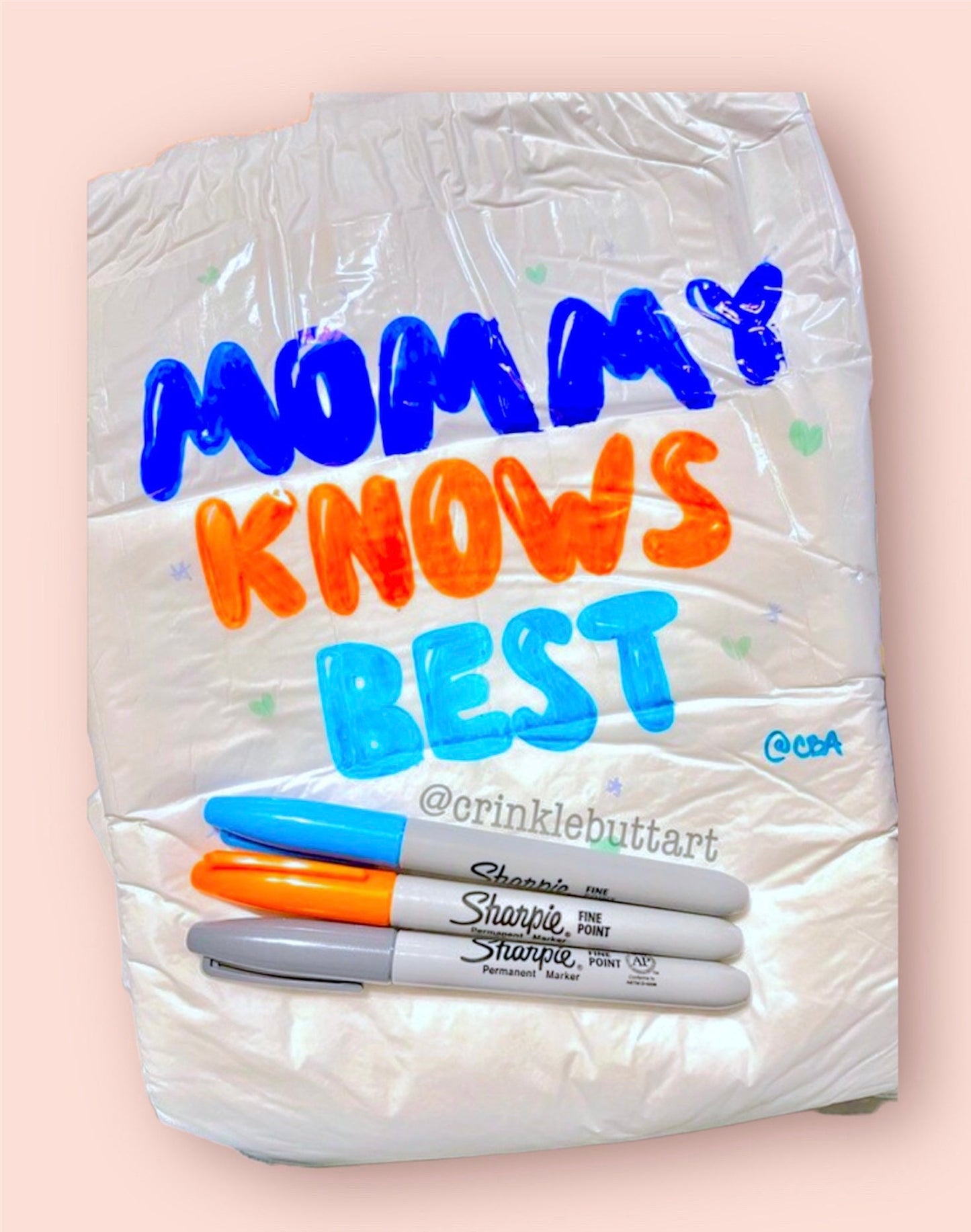 ABDL Adult Baby Diaper, “Mommy Knows Best”