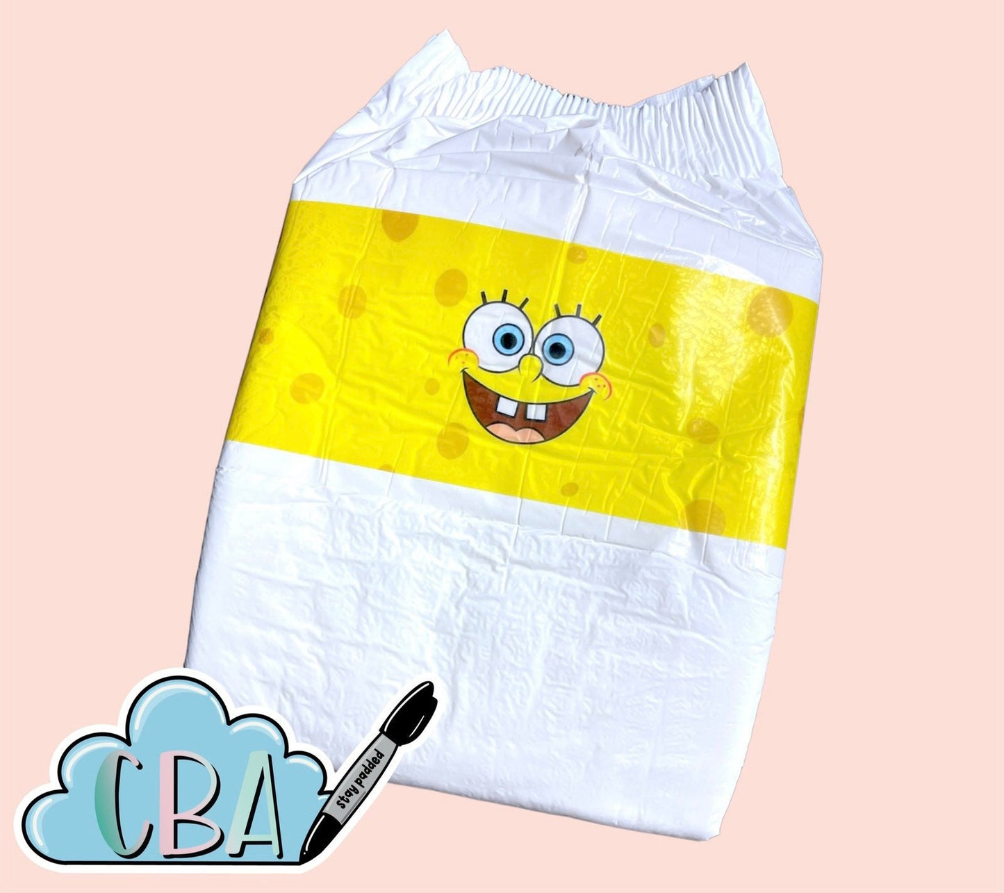 ABDL Clear Premium Diaper Tapes “Sponge”