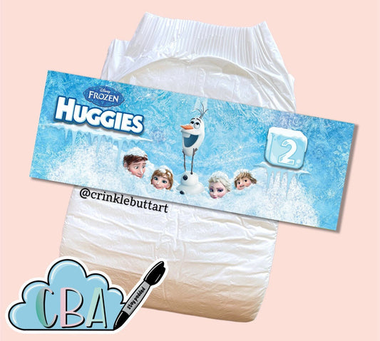 ABDL Clear Premium Diaper Tapes “Ice Friends”