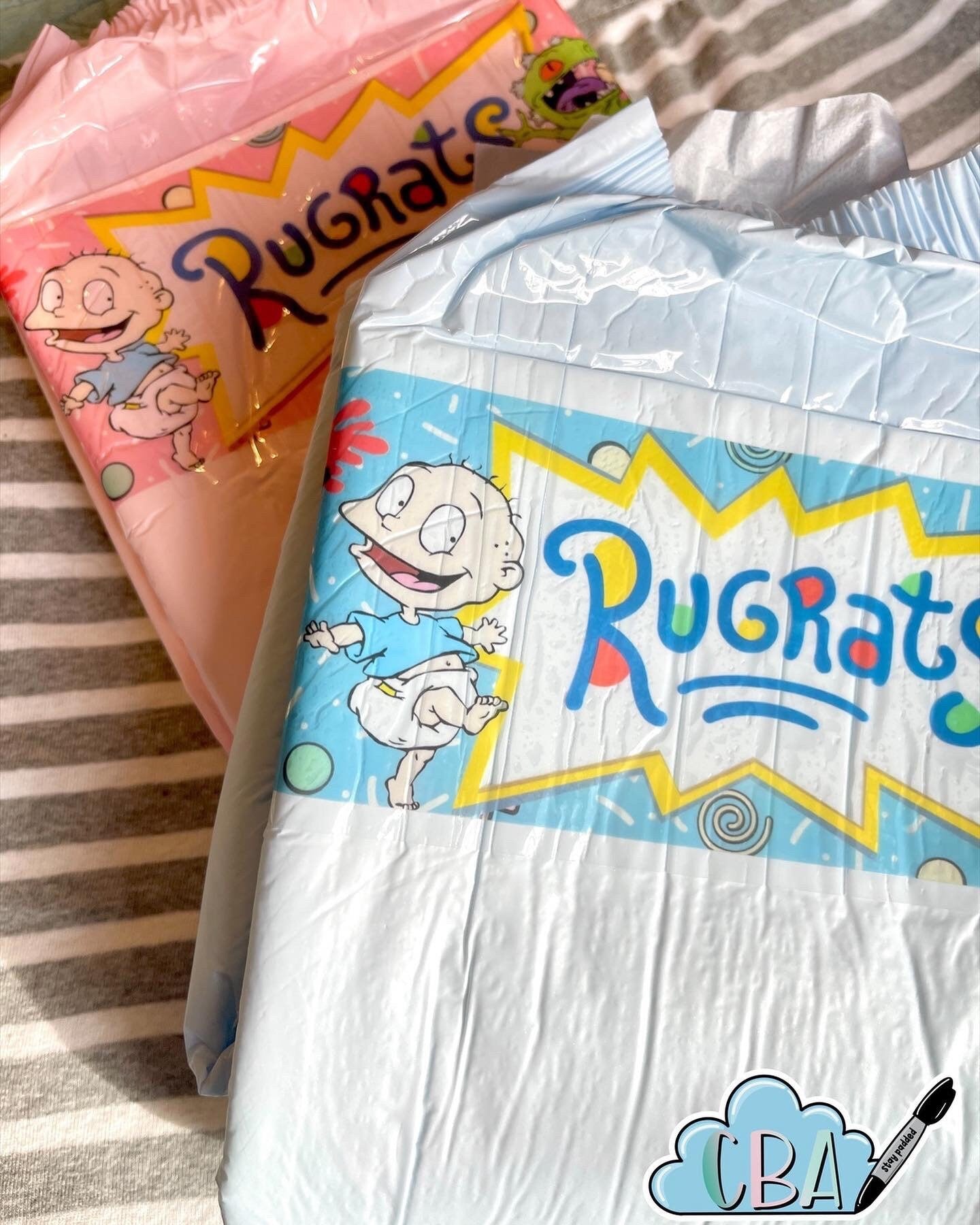 ABDL Clear Premium Diaper Tapes “Rug Rats”