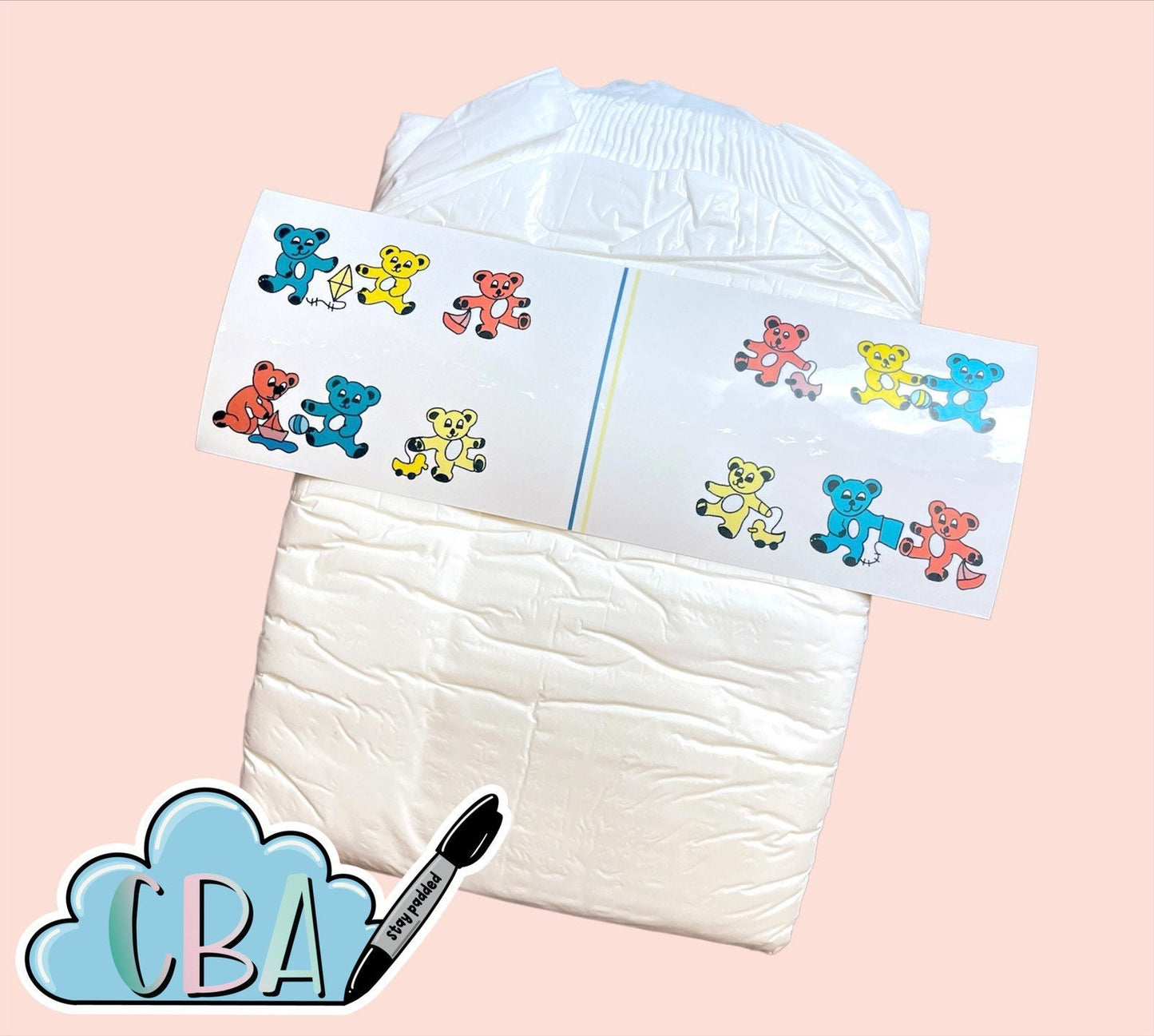 ABDL Clear Premium Diaper Tapes “80s Diaper Tapes”