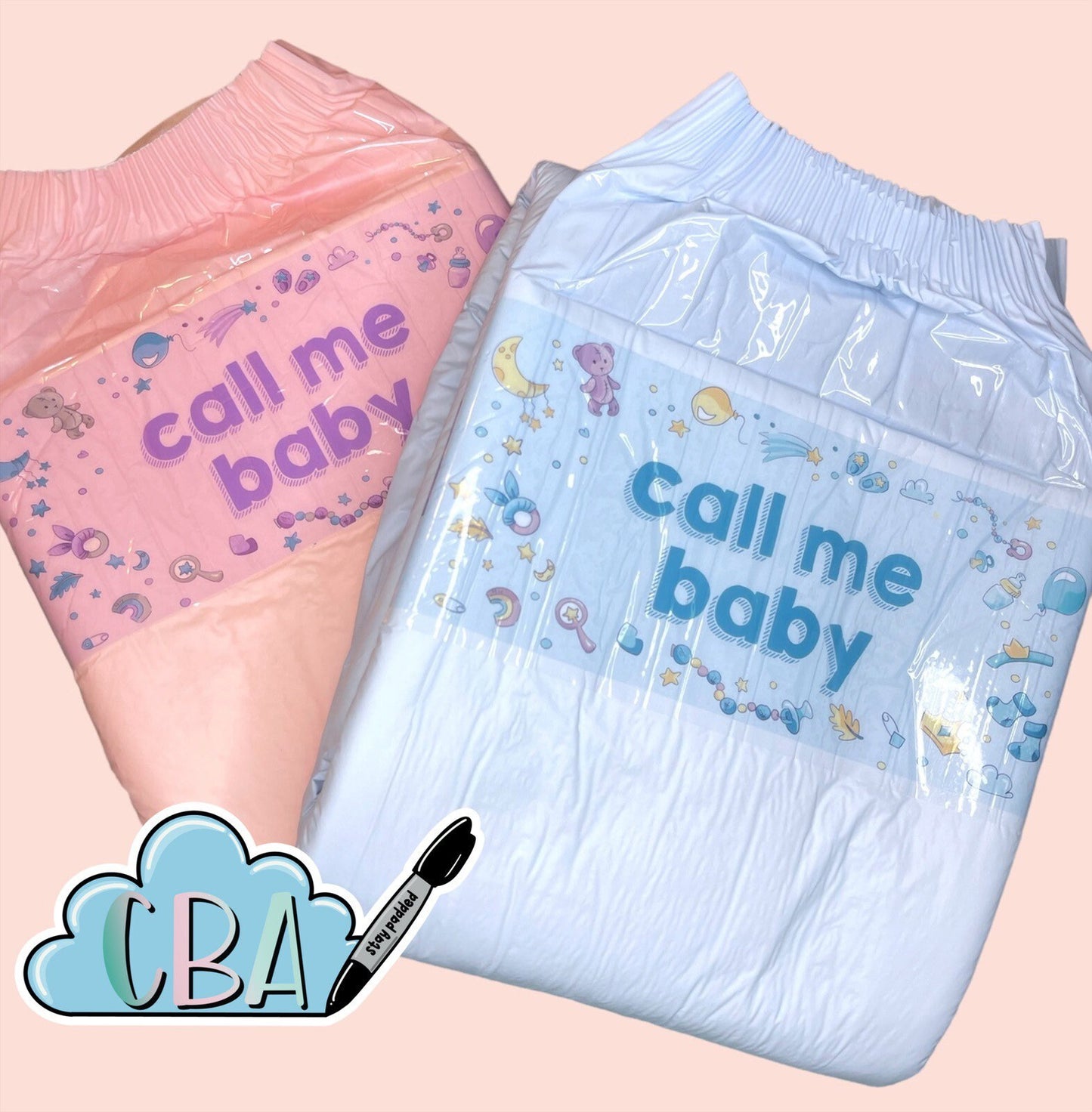 ABDL Diaper Tapes “Call Me Baby”