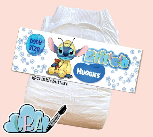 ABDL Diaper Tape “BBStitch”