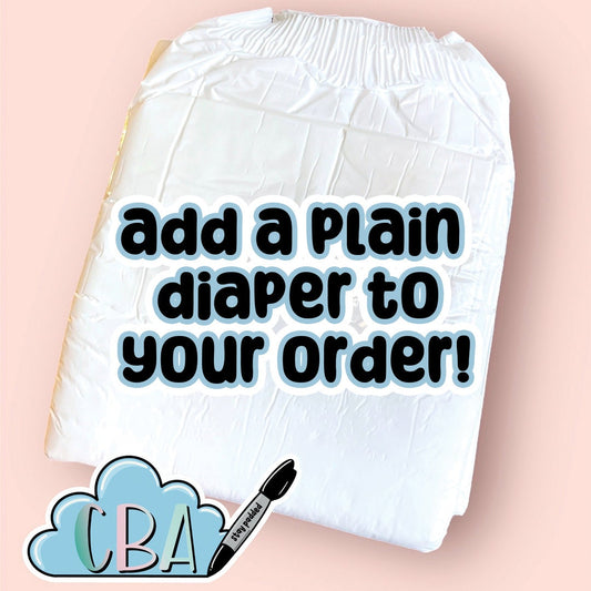 ADD ON- Plain Diaper