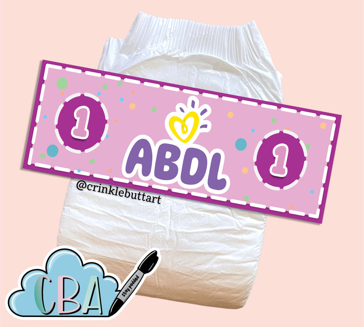 ABDL Diaper Tape “ABDL Love”